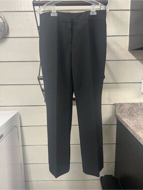 Kasper Petite Black Straight-Leg Dress Trousers